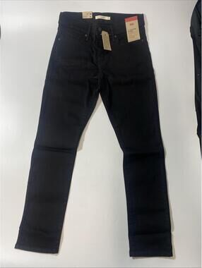 Levi's 311 Shaping Skinny Jeans Womens 28x28 Stellar Stretch Black Mid Rise